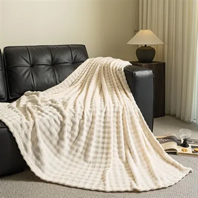 Bubble Flannel Blanket